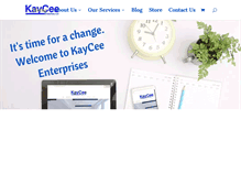 Tablet Screenshot of kayceenterprises.com